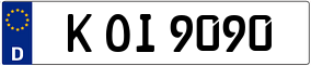 Truck License Plate
